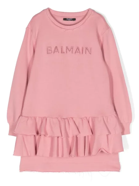 Sukienka dziecięca Balmain różowa