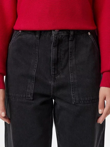 Прямые джинсы Lacoste черные