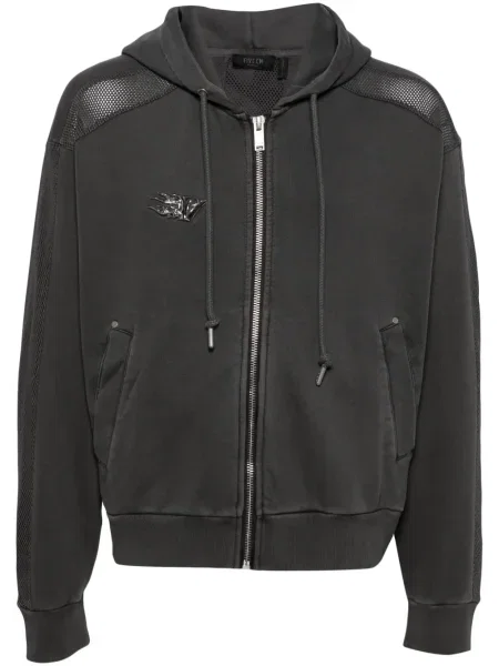 Суичър с качулка Five Cm сиво