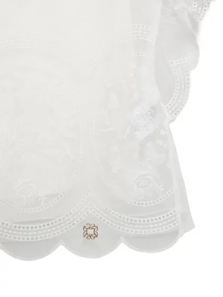 Dětské top Elie Saab bílý