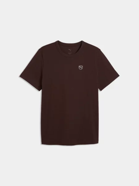Футболка PUMA Ess Elevated Tee комбінований верх коричневий