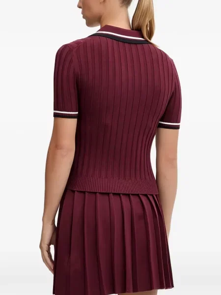 Kołnierzykowy koszulka polo Guess czerwona