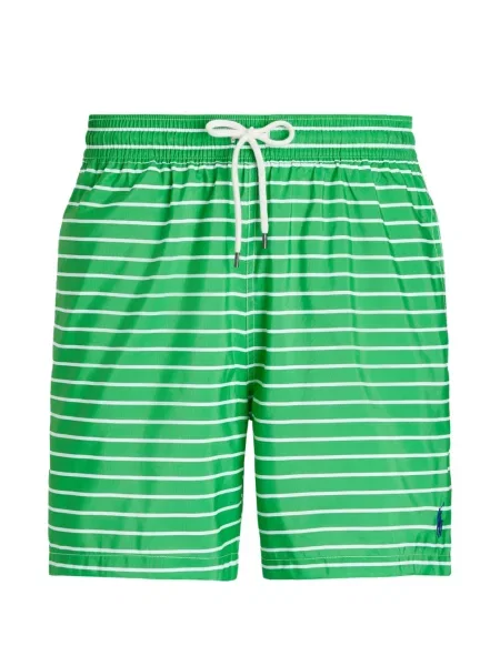 Tricou polo Polo Ralph Lauren cu glugă cu blană cu broderie roșu
