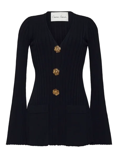 Bluzka Cara Cara prążkowana czarna