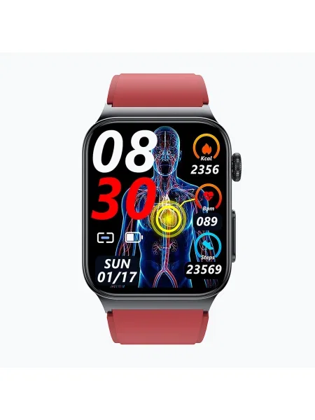 Óra Watchmark Cardio One czerwony. Méret: OS piros