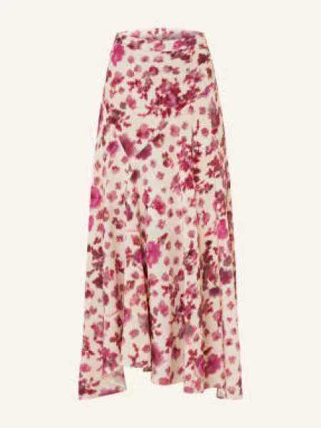 Isabel Marant Jedwabna Spódnica Sakura rosa fuksja