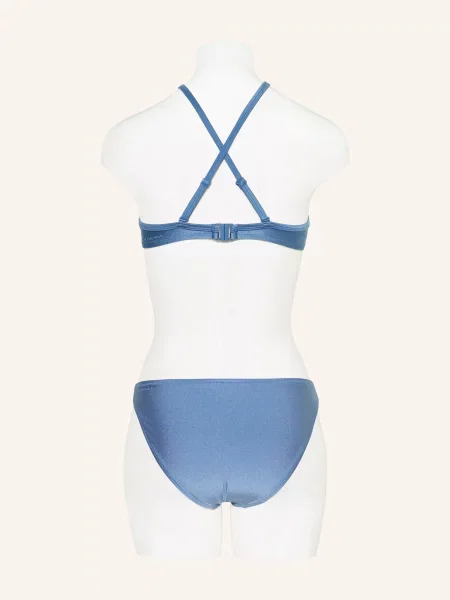 Góra od bikini z detalem w postaci węzła Marc O'polo niebieskie
