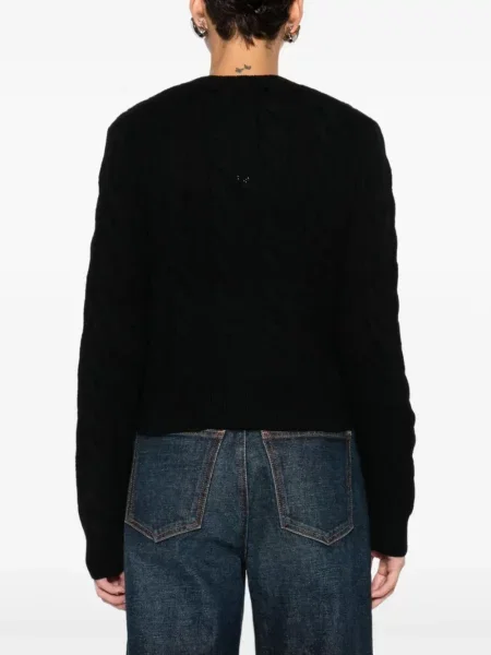Πλεκτή ζακέτα Polo Ralph Lauren μαύρο