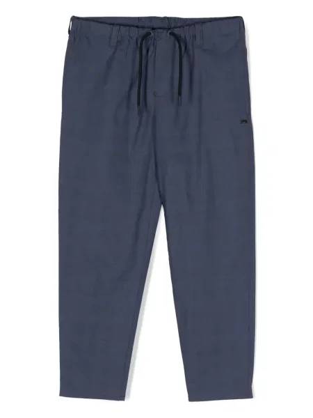 Spodnie dziecięce Emporio Armani niebieskie