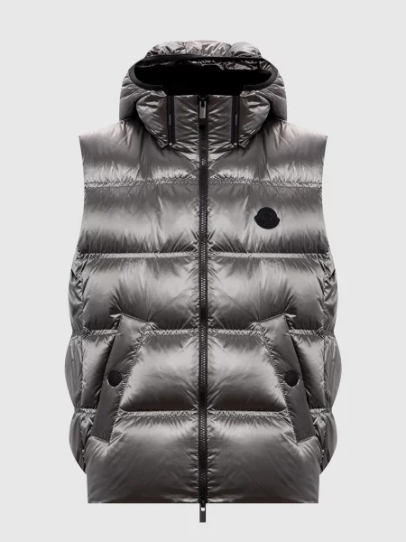 Пуховий жилет Fluidite Moncler сірий