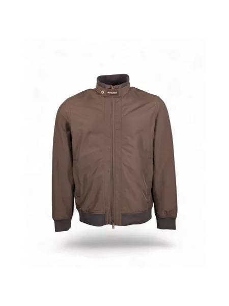Kurtka bomber Woolrich brązowy