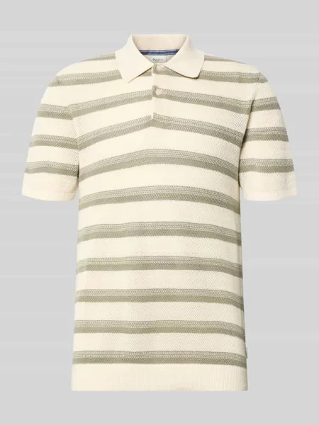 Koszulka polo z czystej bawełny o kroju regular fit Pepe Jeans zielona