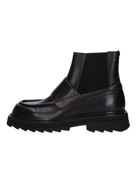 Botki The Antipode skórzane czarne