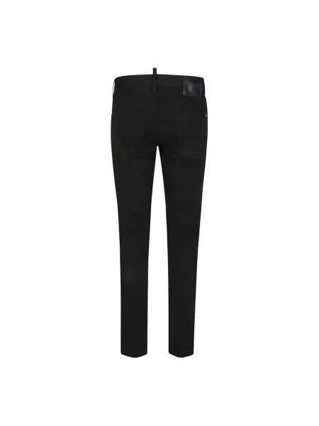 Jeansy Dsquared2 typu teddy czarne