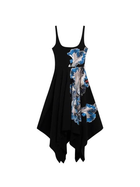 Desigual Rochie albastru / negru alb