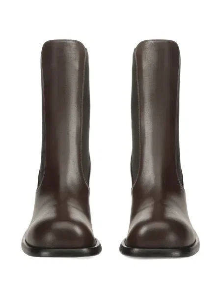 Botine chelsea Sergio Rossi din piele maro