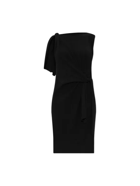 Sukienka Moschino wełniana czarna