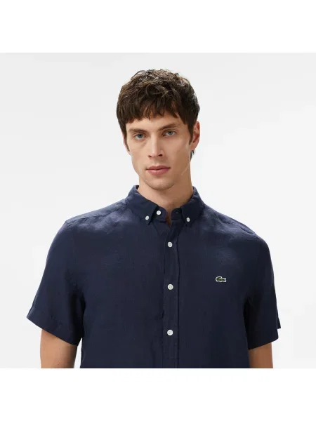 Рубашка Lacoste синяя