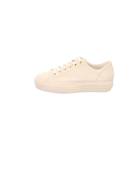 Sneakersy Paul Green skórzane beżowe