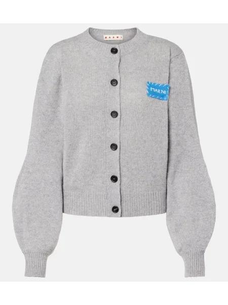 Cardigan Marni din cașmir gri