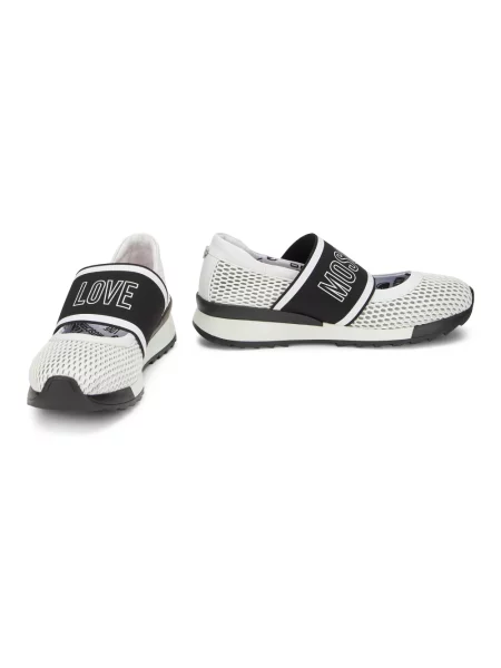 Sneakersy Moschino białe