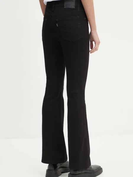 Levi's jeansy flare HR FLARE czarne