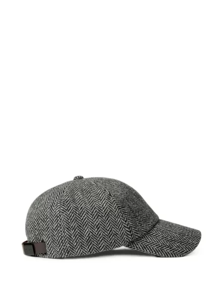 Șapcă Paul Smith din tweed gri