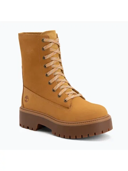 Botine Timberland cu șireturi din nubuc streetstyle