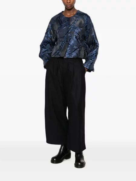 Pantaloni palazzo Susanne Bommer albastru