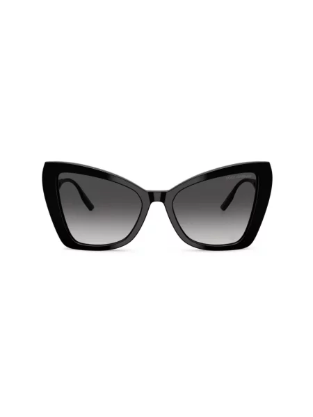 Dolce & Gabbana Akcesoria Kobieta Czarny 55 MM Dg Okulary szare