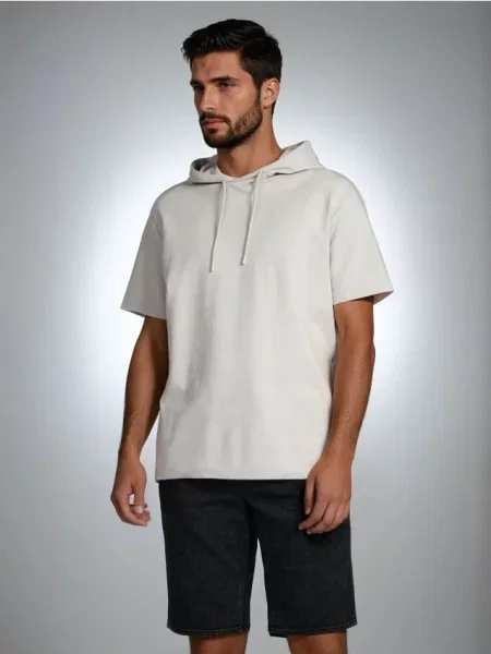 Sinsay Džínové kraťasy černá