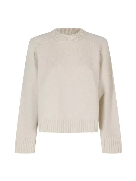 Sweter Soeur wełniany beżowy
