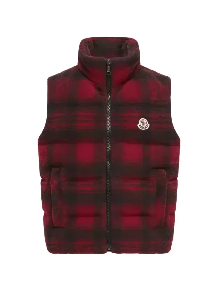 Kamizelka dziecięca Moncler Enfant czerwona