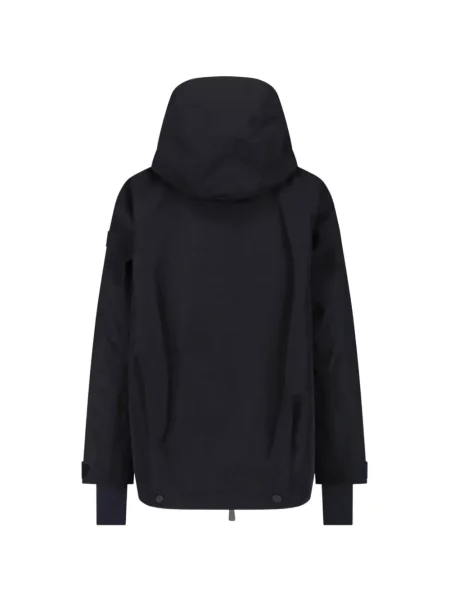 Ски яке Moncler Grenoble с качулка черно