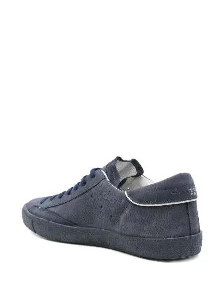 Sneakerși Philippe Model Paris din piele de căprioară albastru