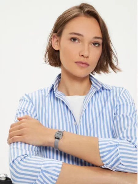 Hodinky Casio LA stříbrné šedé