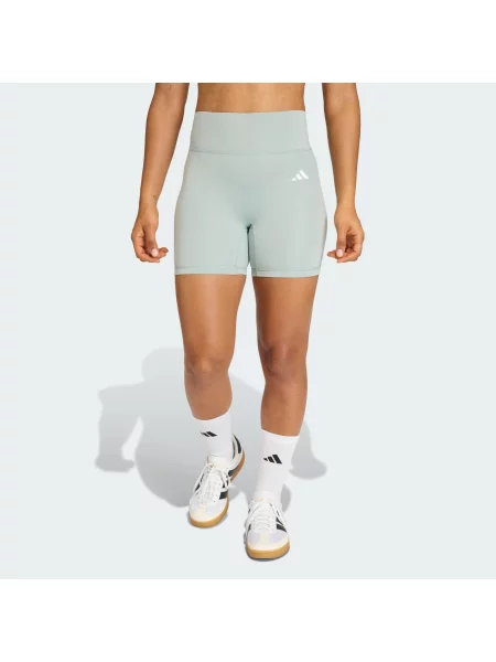 Krótkie legginsy Optime Essentials Workout zielone