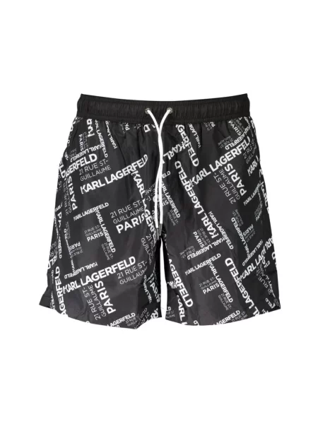 Bokserki Karl Lagerfeld Beachwear czarne