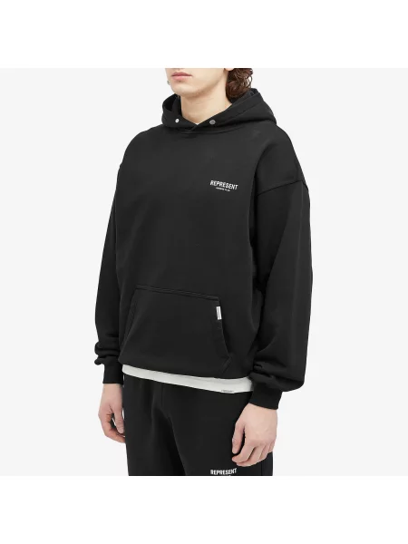 Bluza z kapturem Represent czarna
