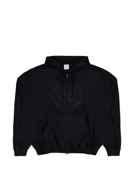 Hanorac cu glugă Vetements negru
