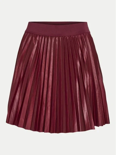 Vila Fustă plisată Nitban roșu