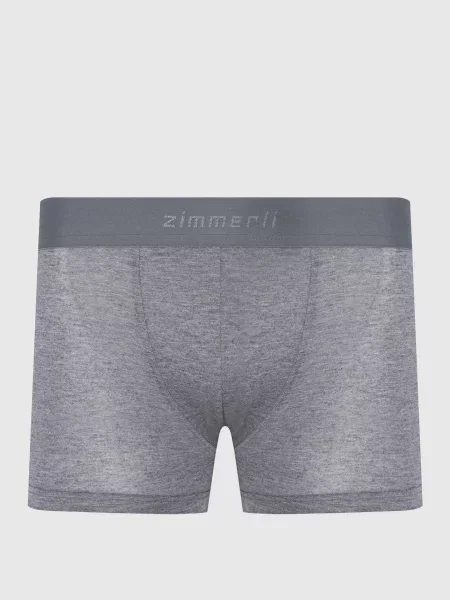 Меланжеві труси-боксери Pureness з логотипом Zimmerli сірі