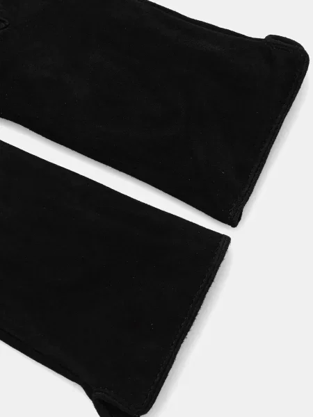 Замшевые перчатки Answear.lab черные