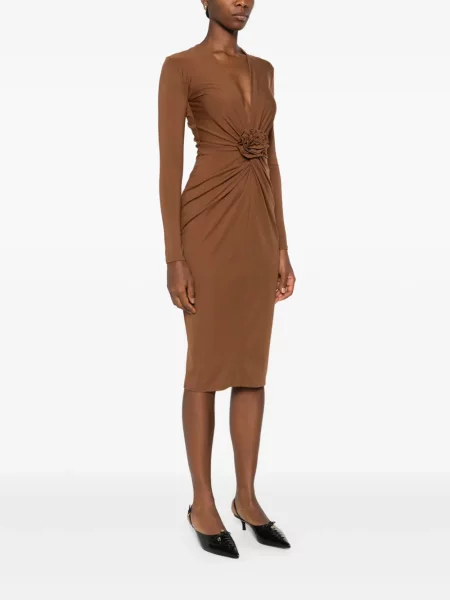 Rochie midi Roserry până la genunchi de costum roz