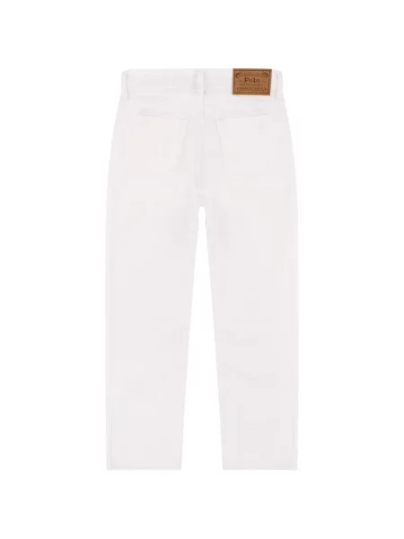 Jeansy dziecięce Polo Ralph Lauren białe