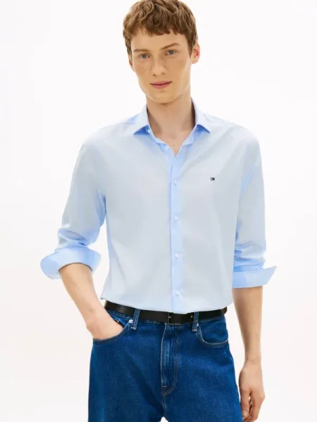 Tommy Hilfiger Cămașă | stretch albastru