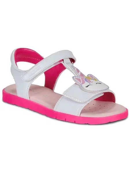 Szandál Geox J Sandal Joyfoot Gir S fehér