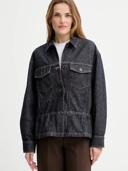 AllSaints geacă de jeans din DENBY bleumarin de tranziție