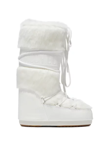 Botki dziecięce Moon Boot białe