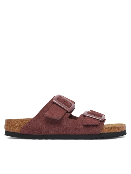 Pantofle Birkenstock s přezkou růžové